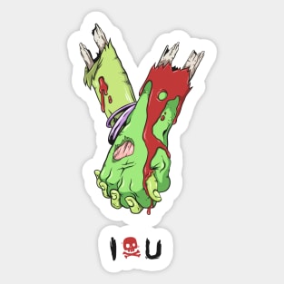 Till Death Do Us Part, Zombie Love. Sticker